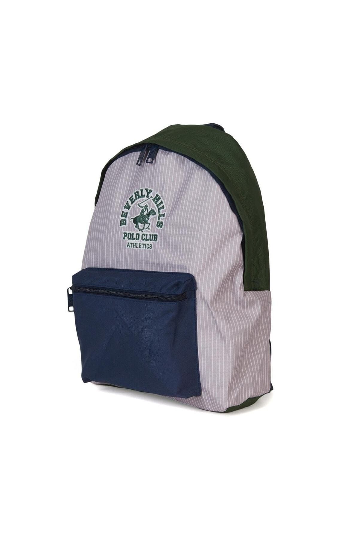Bhpc76175 Bej/yeşil/lacivert Unisex Sırt Çantası