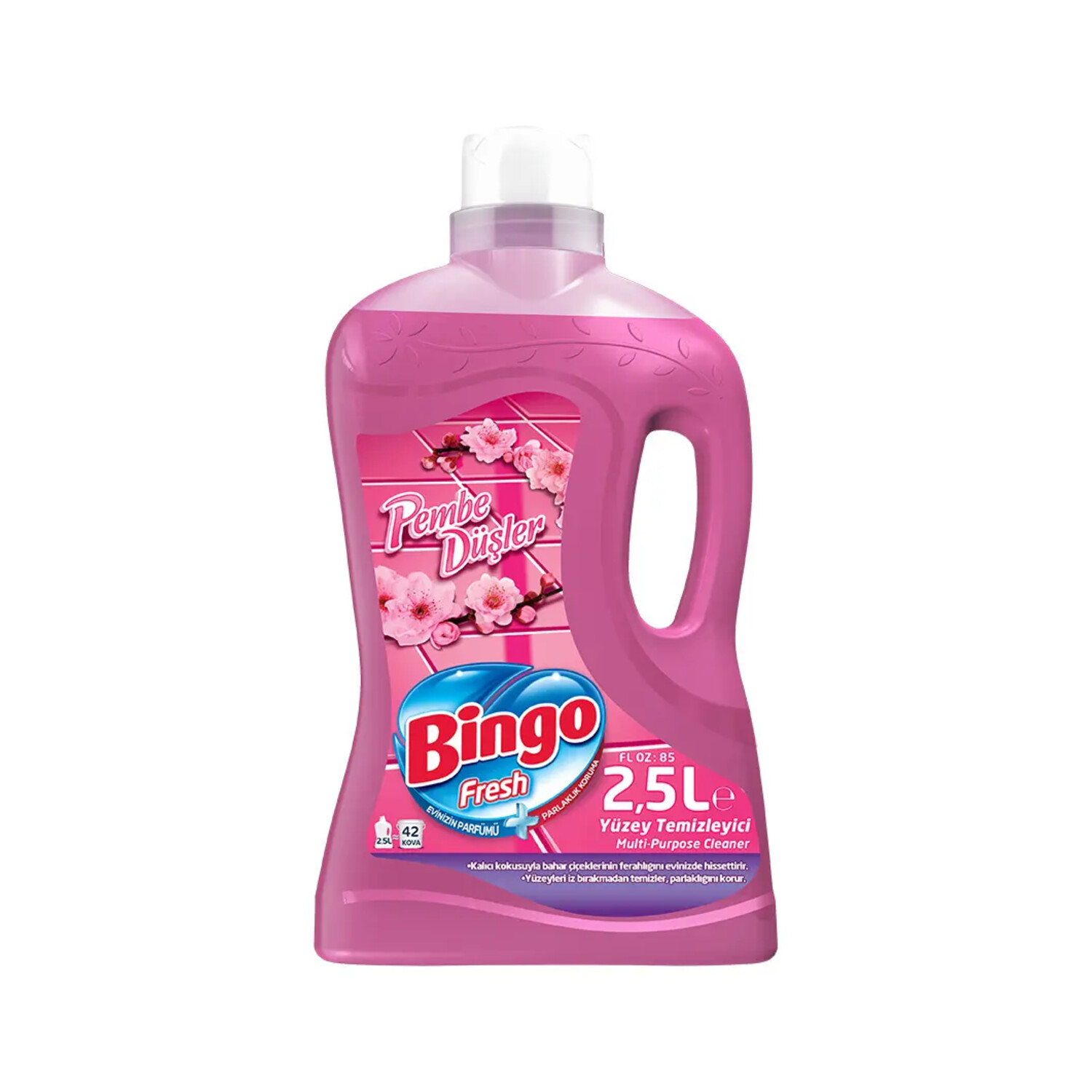 Bingo Fresh Pembe Düşler 2,5l Yüzey Temizleyici