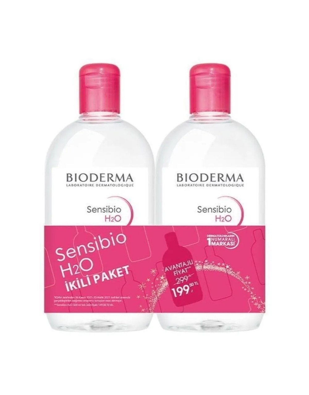 Bioderma Sensibio H2O 500 ML İkili Paket