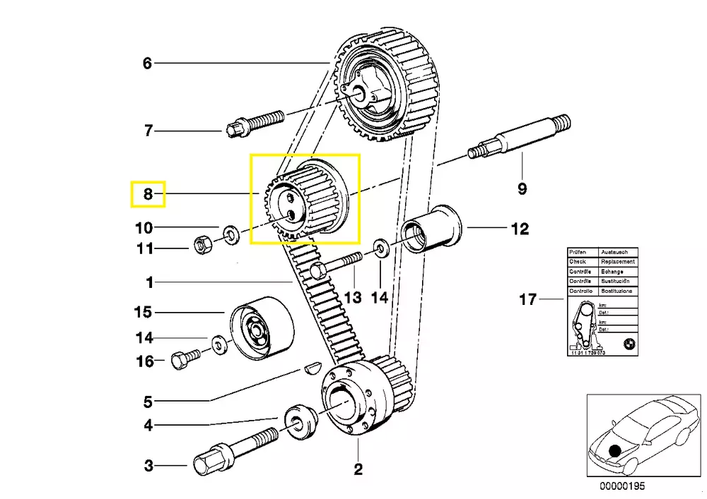 Bmw Triger Bilyası M40 E30 E34 11311721245