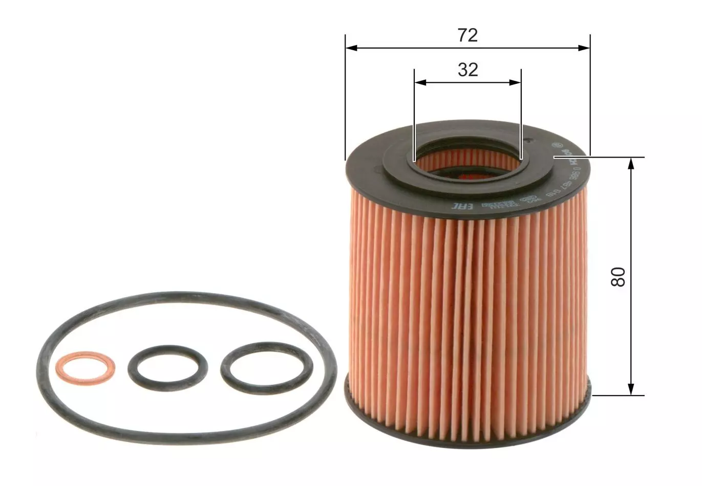 BMW YAĞ FİLTRESİ N40/N42/N45/N46 E46/E87/E90