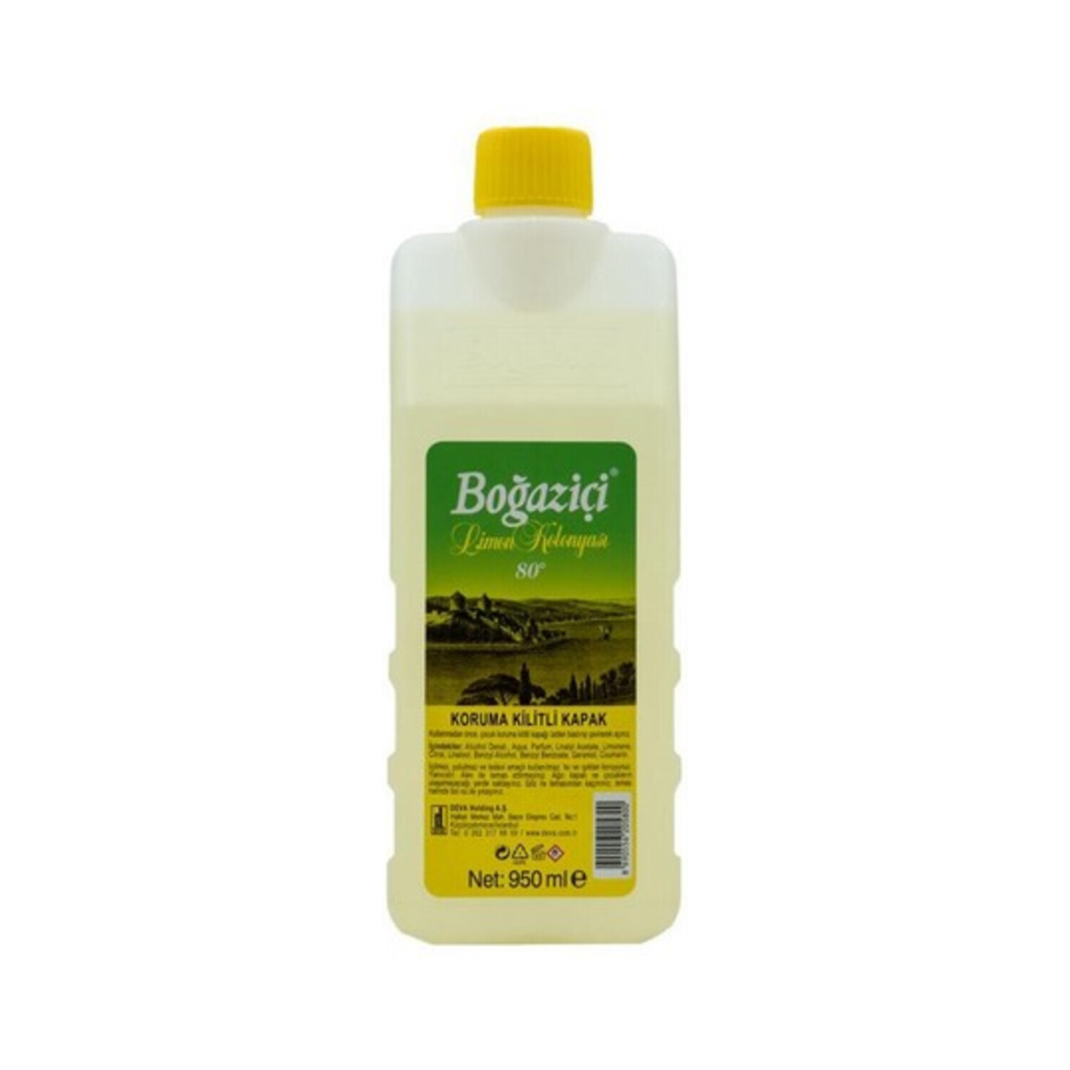 Boğaziçi Kolonya Limon 950 Ml