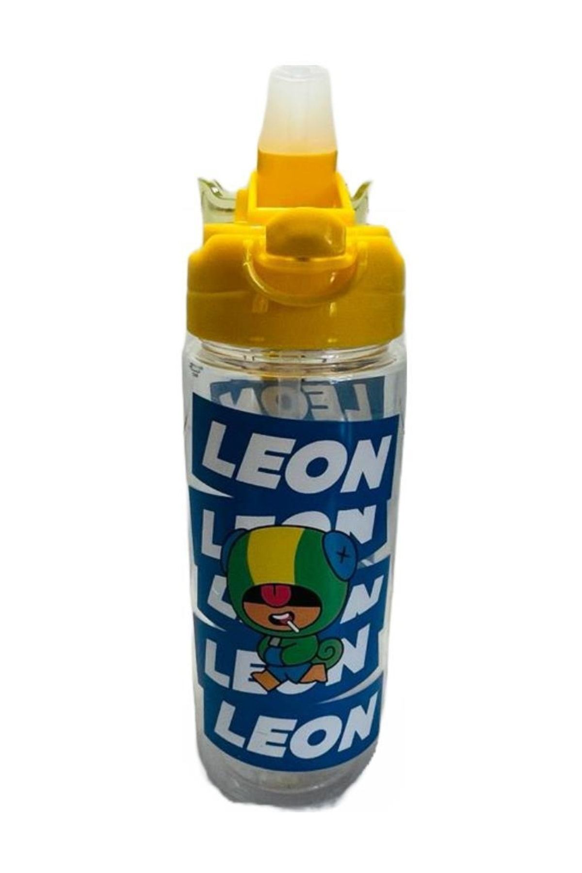- Brawlstar Şeffaf Sarı Matara 500 Ml. 21858