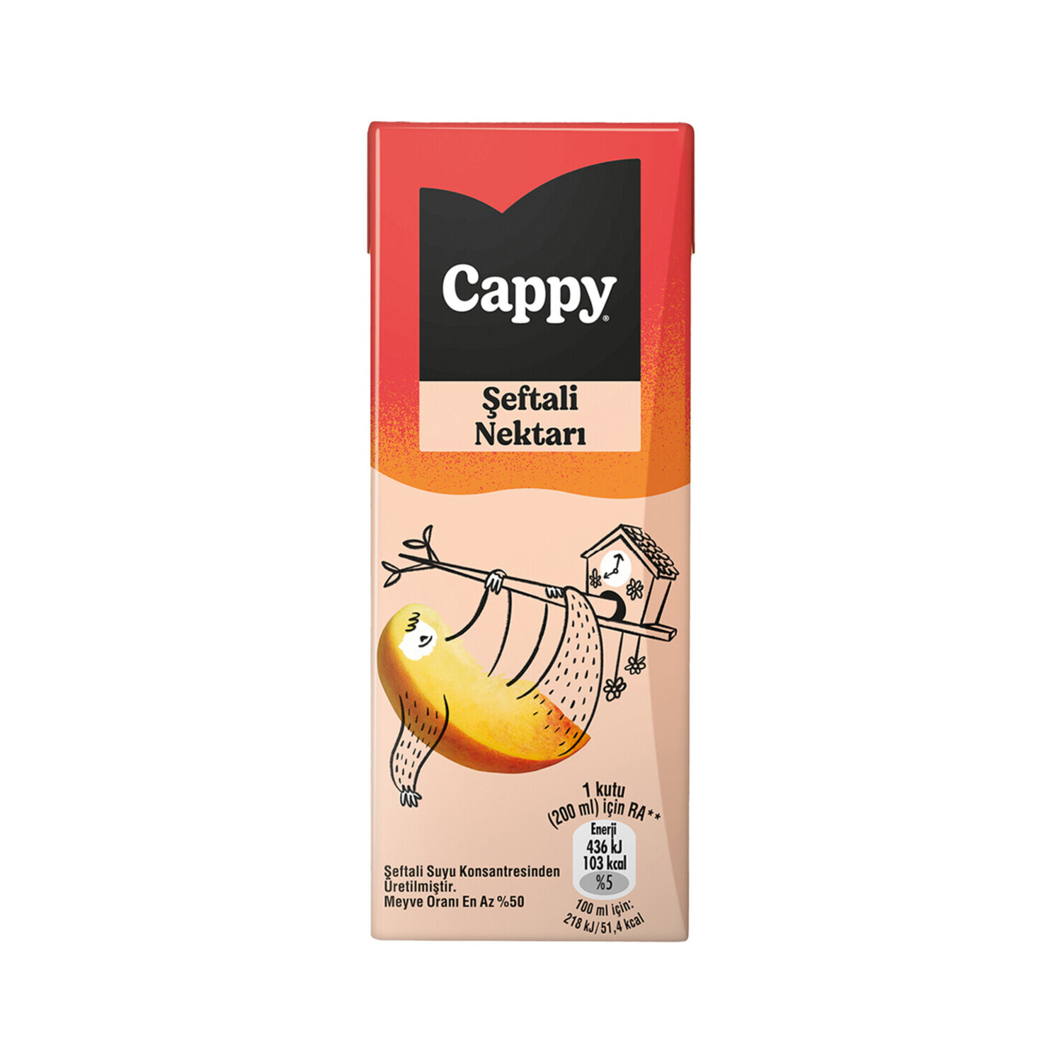 Cappy Şeftali Nektarı 200 Ml