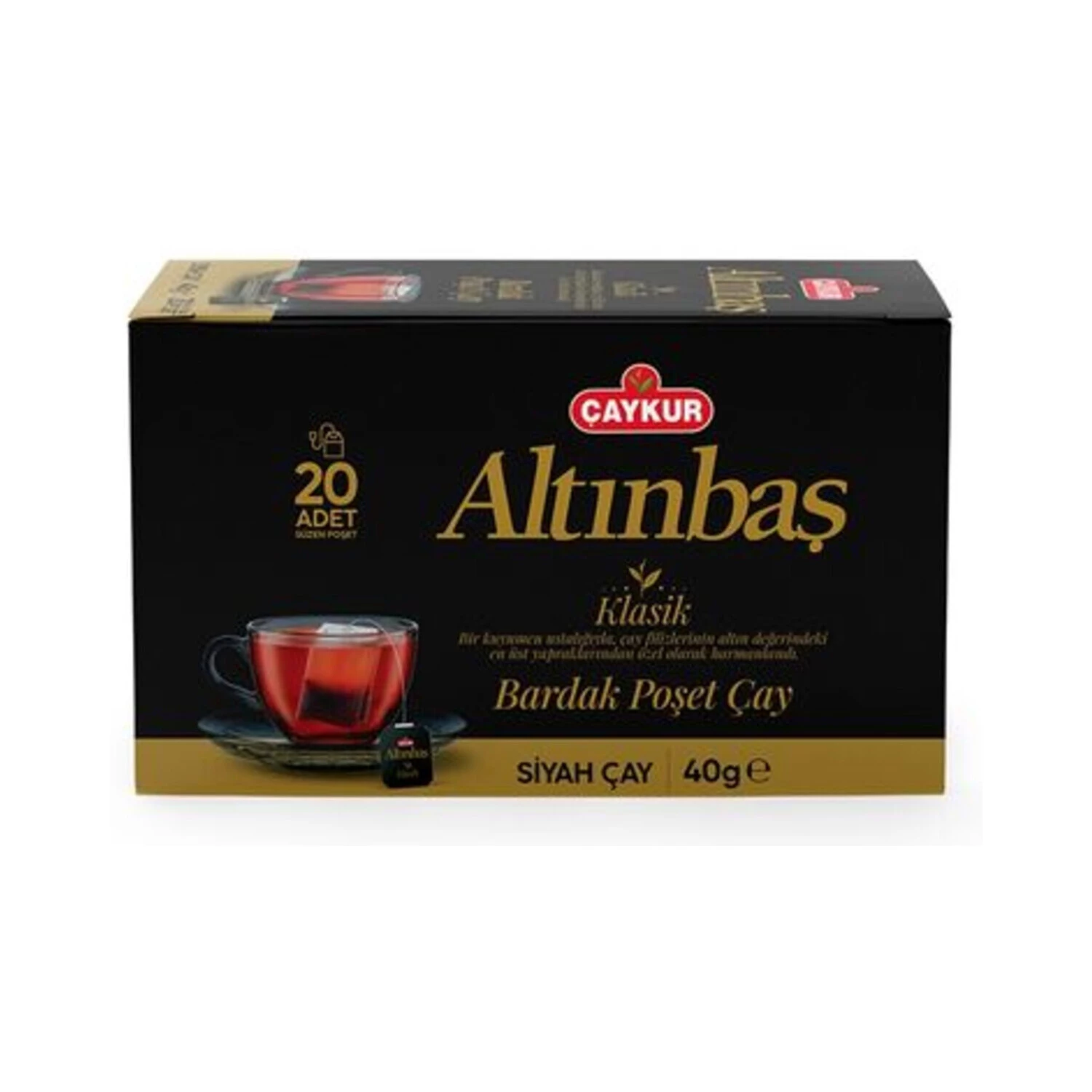 Çaykur Altınbaş Süzen Poşet Bardak Çay 40 Gr