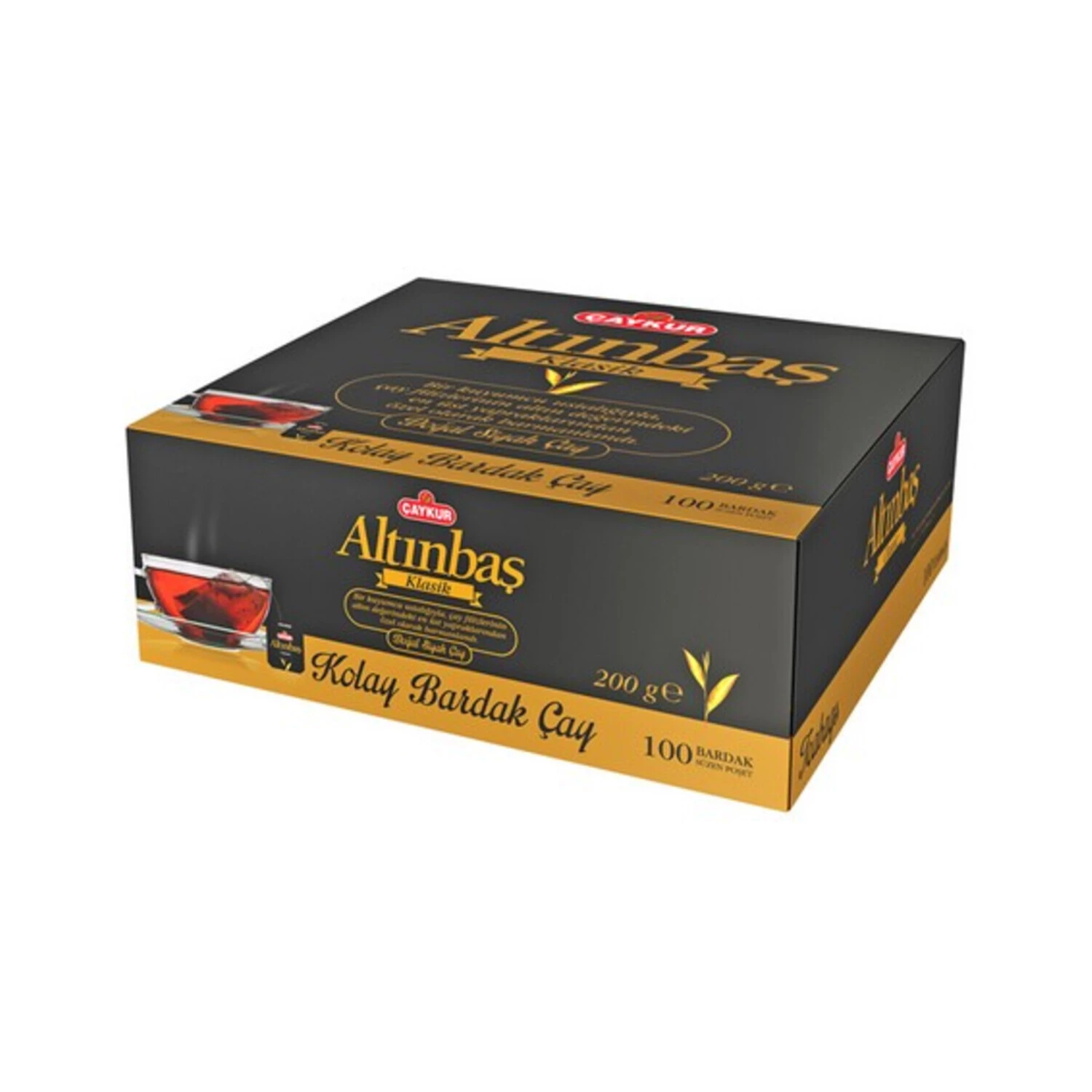 Çaykur Altınbaş Süzen Poşet Çayı 200 Gr Sade