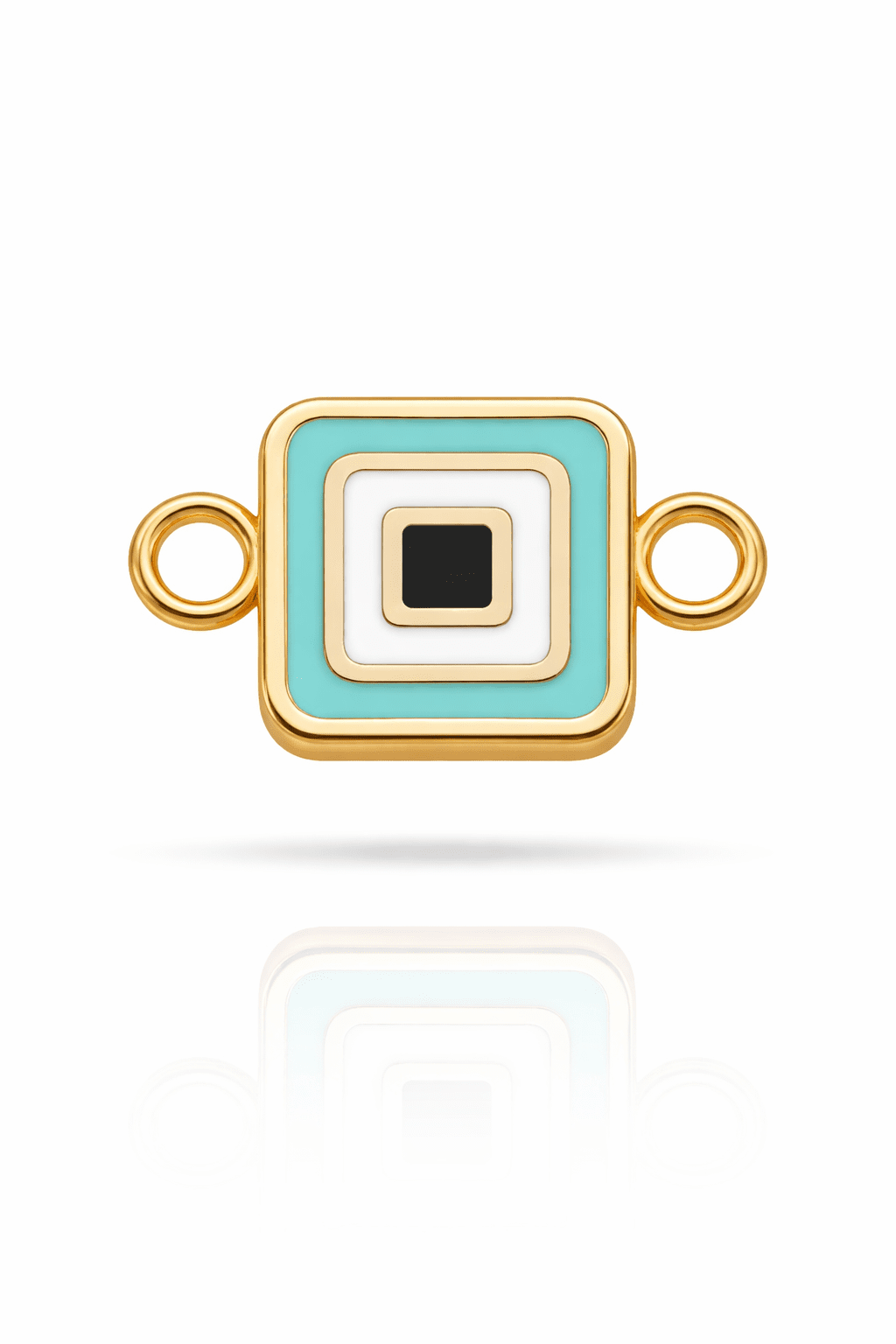 Square Evil Eye Bracelet Charm