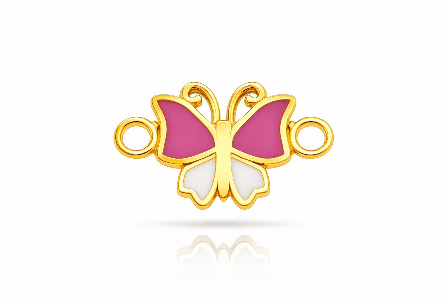 Colorful Enamel Butterfly Bracelet Charm