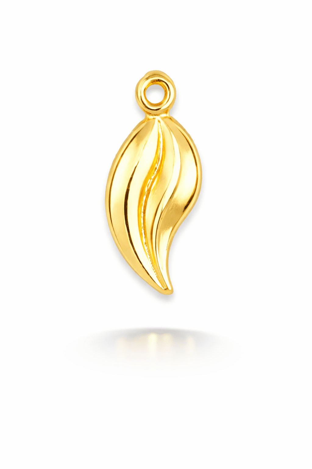 3 mm Leaf Charm