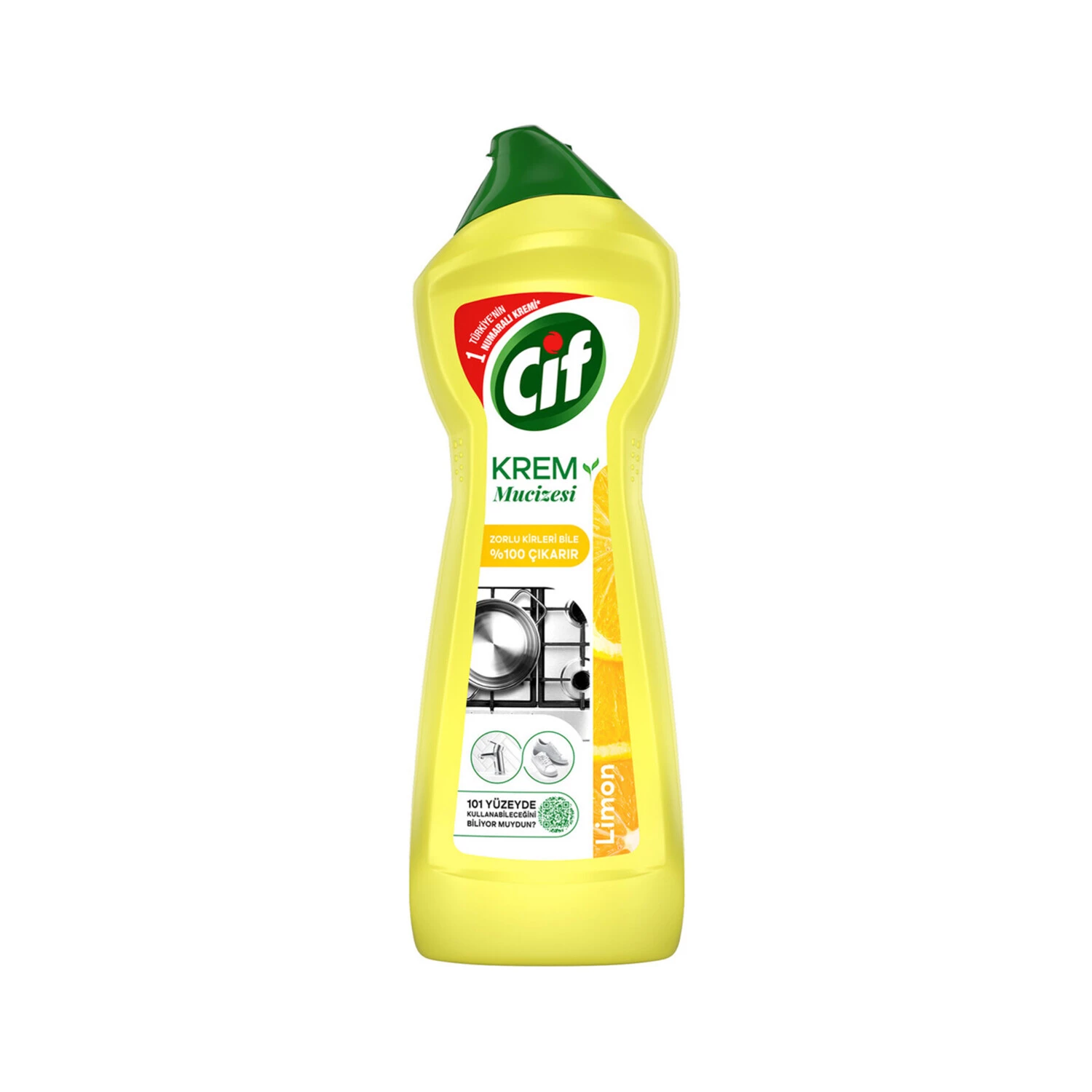 Cif Krem Mucize Yüzey Temizleyici Limon 750 Ml