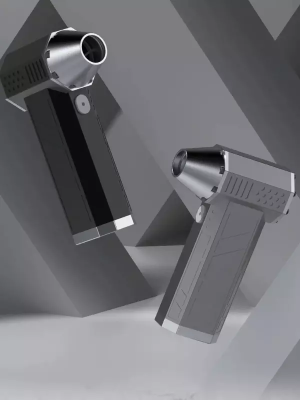 Çift Renk Mini Turbo Jet Fan ( Metal Gövde) , Mangal Üfleme, Araç Içi Temizlik, Vakum , Kurutma Vb.