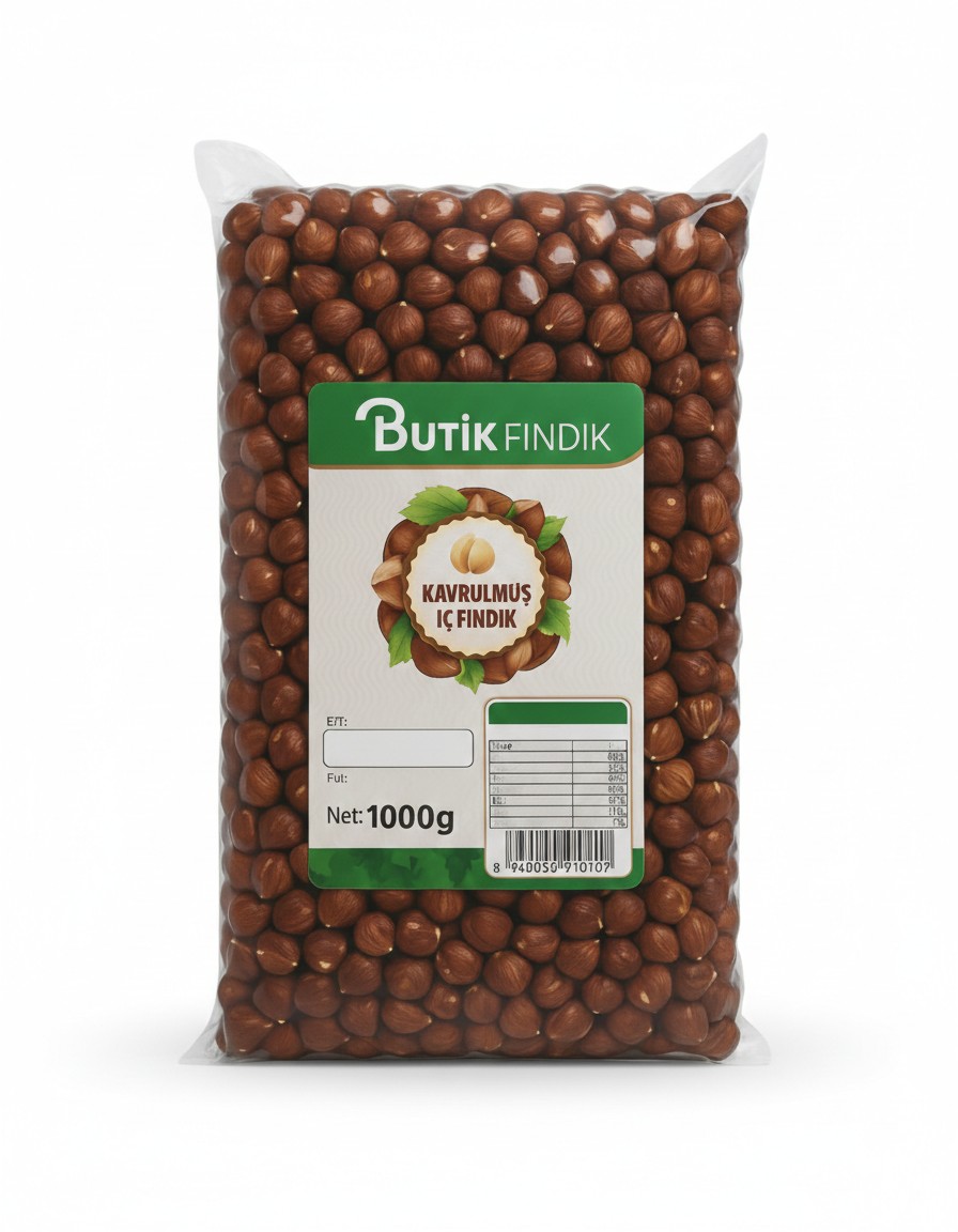 Çiğ İç Fındık Vakumlu 1000 gr