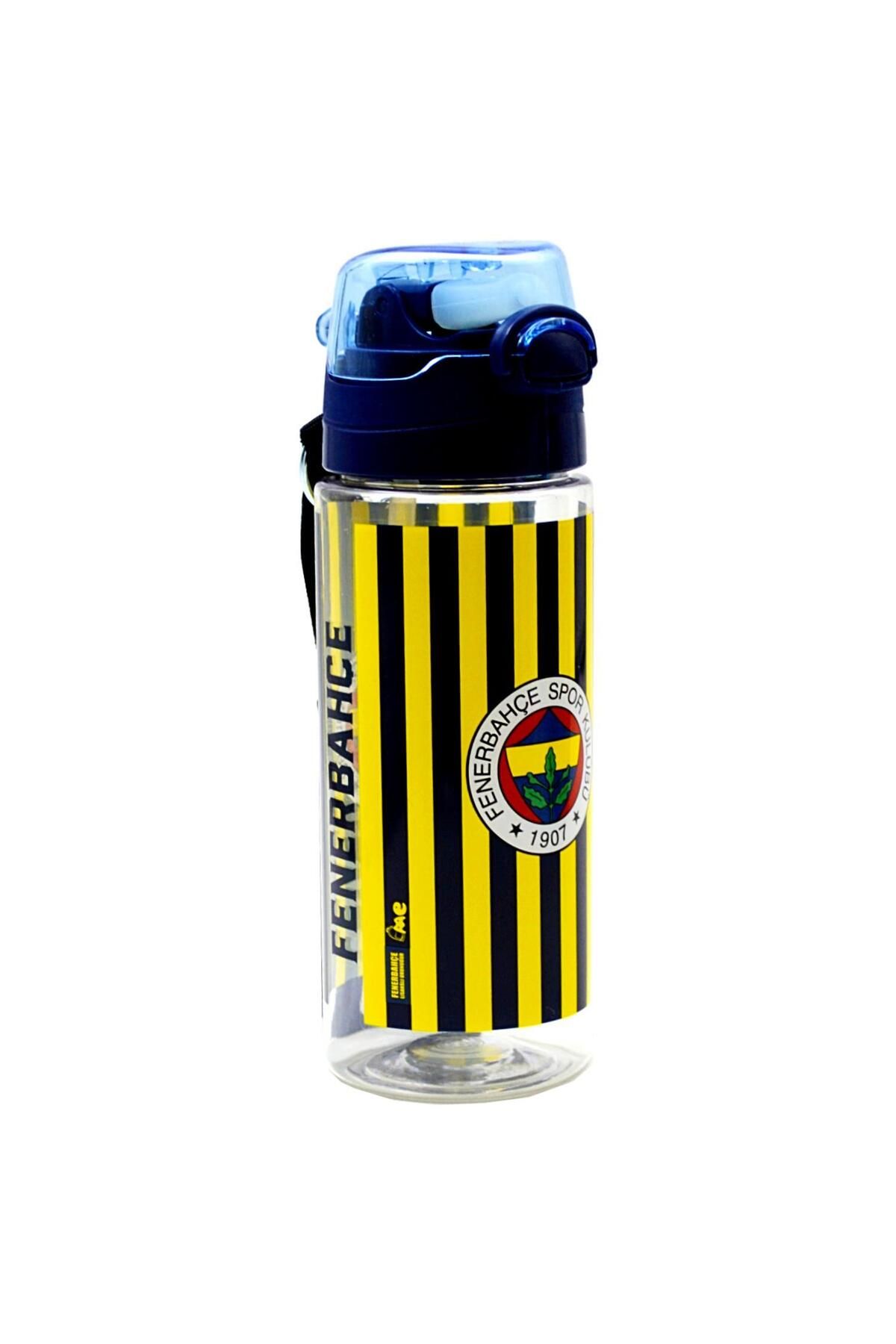 Çubuk Desenli Plastik Matara 500 ml Lacivert (24791)