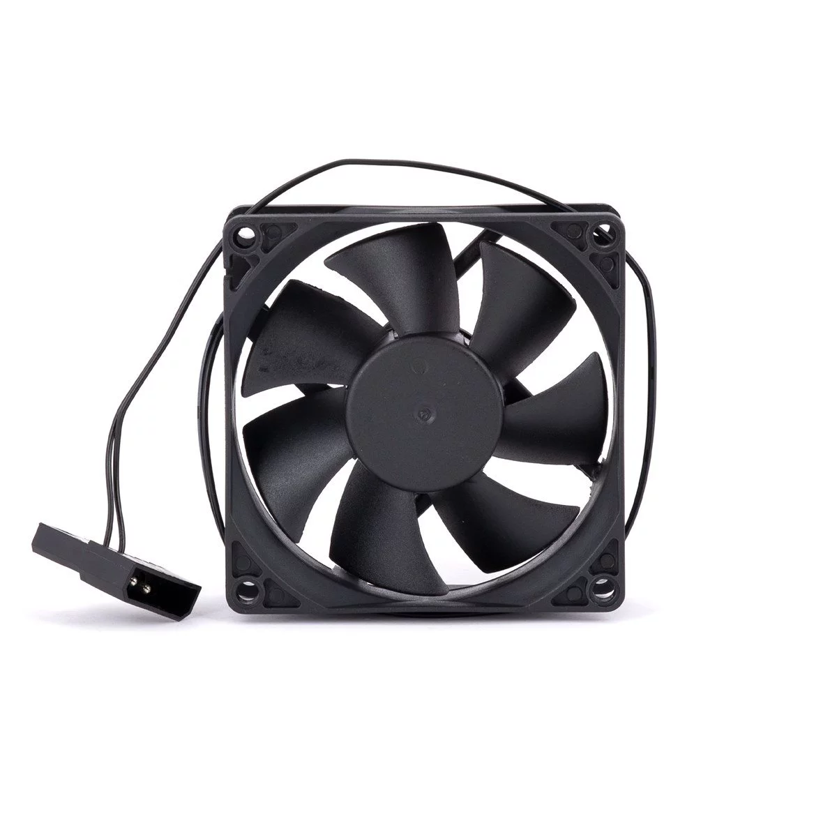 DC 12V 4 Pinli 80x80mm 8cm Kare Kasa Fanı Sleeve Bearing Fan
