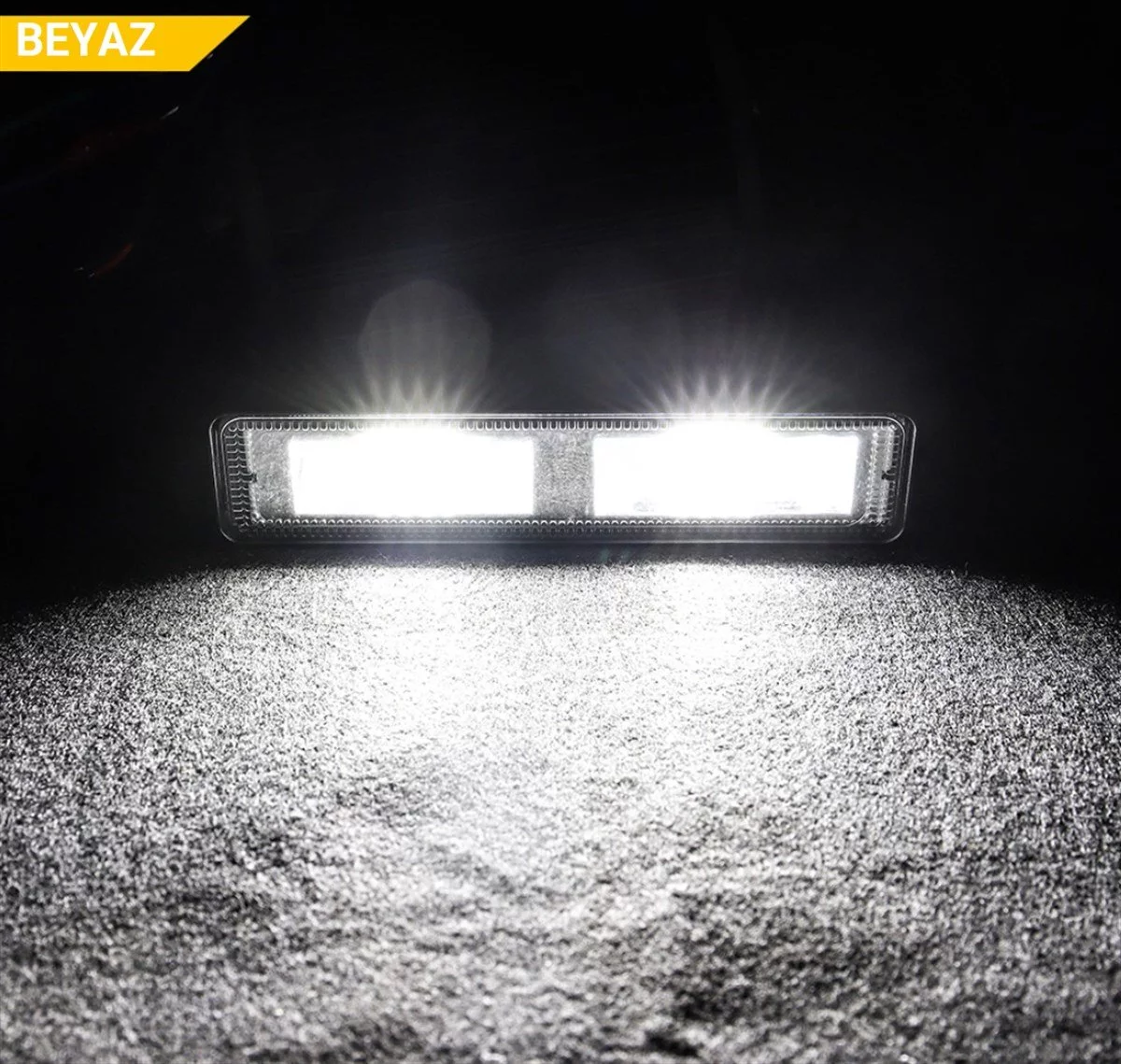 DC 9-60V 16 LED Off Road Projektör Spot Lambası 48W Flood Işık