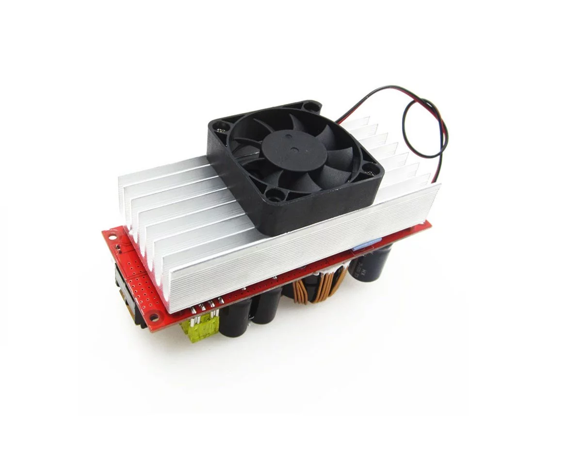 DC DC 12V-90V Voltaj Yükseltici 40A 1800W Kurulu Soğutmalı Fanlı
