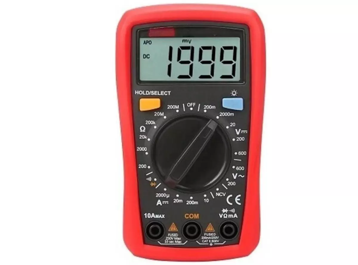 Dijital Multimetre Dt-9205A AC/Dc Volt Amper Ohm Kapasite Hz Test Cihazı