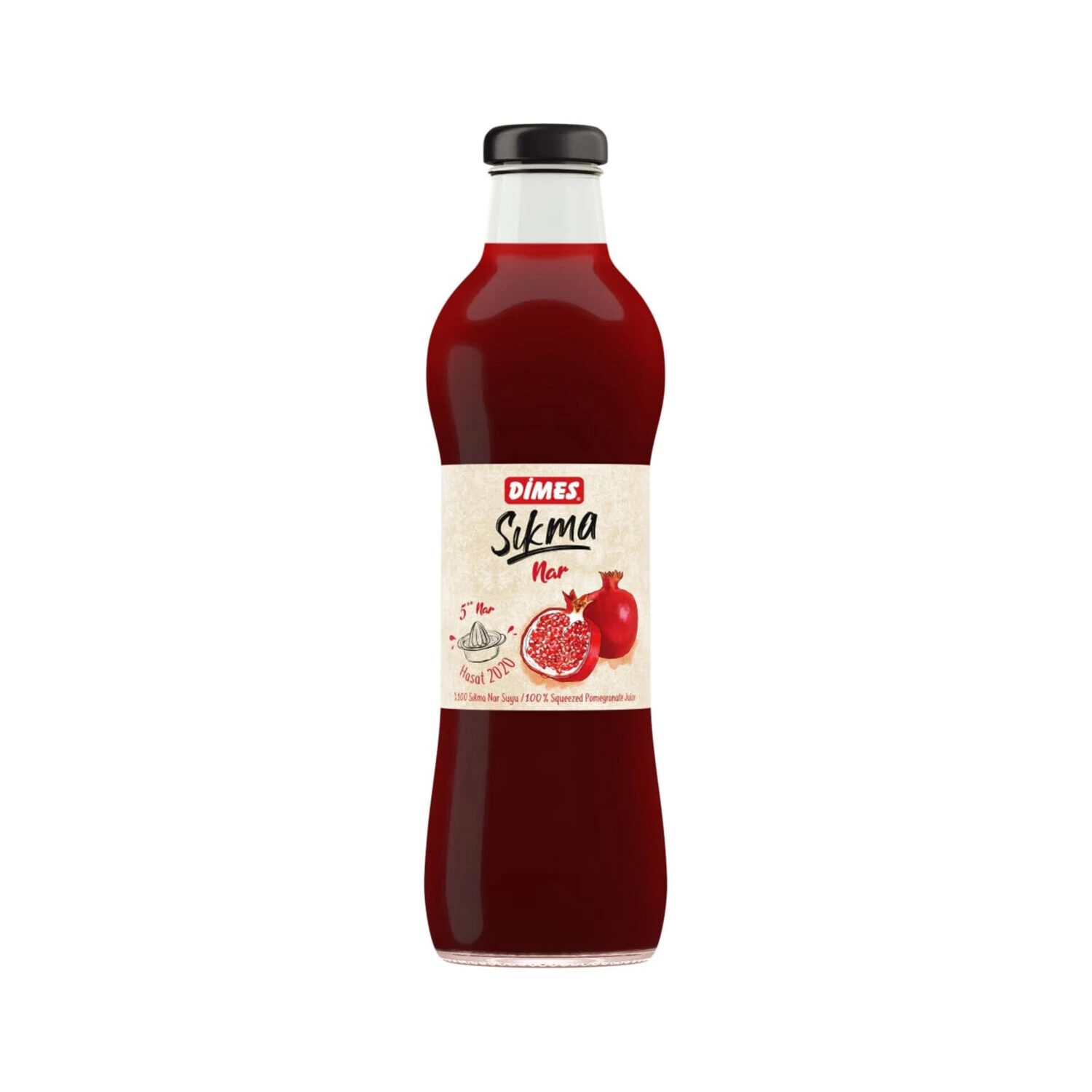 Dimes 700 Ml Sıkma Nar Suyu Cam