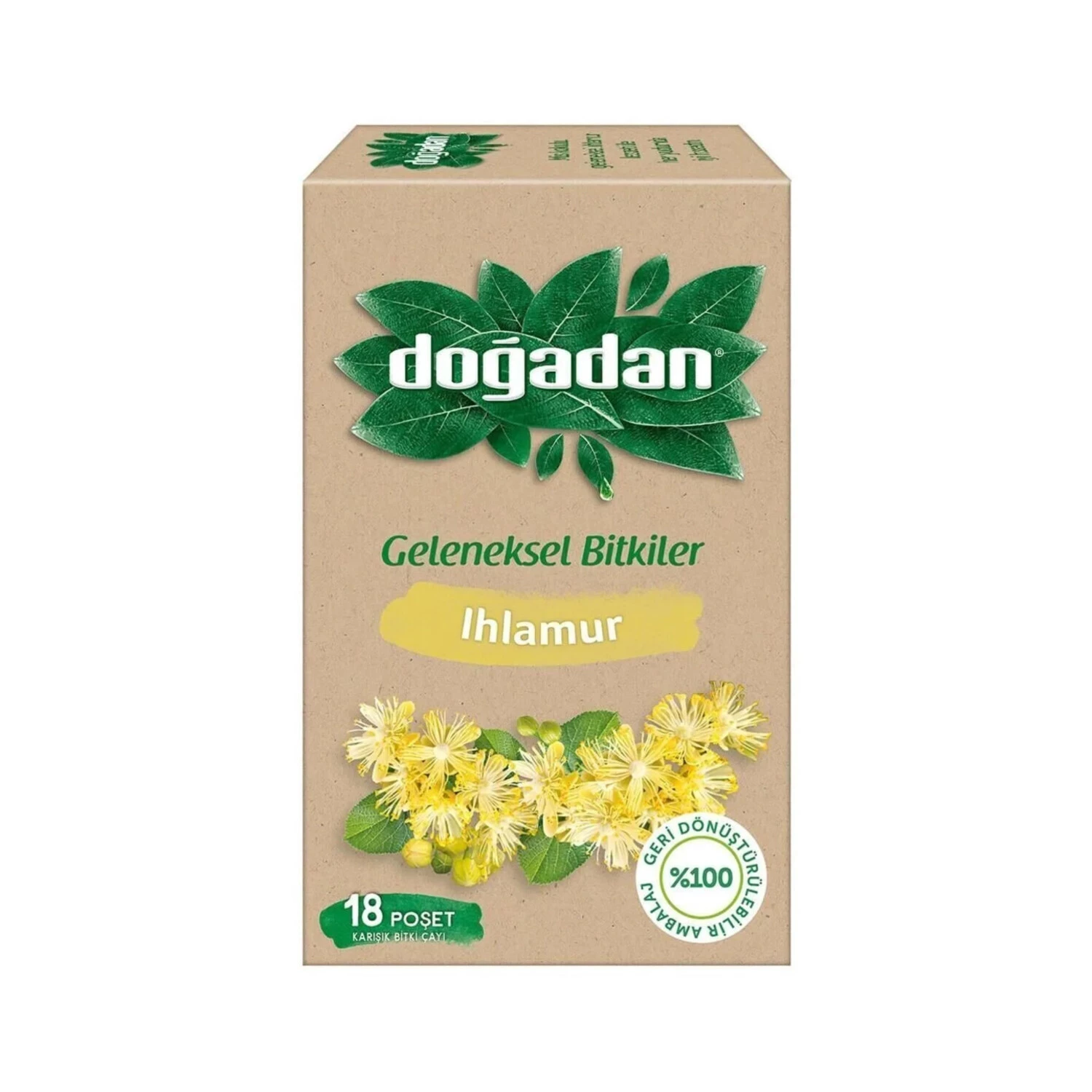 Doğadan Bitki Çayı Ihlamur 18'li