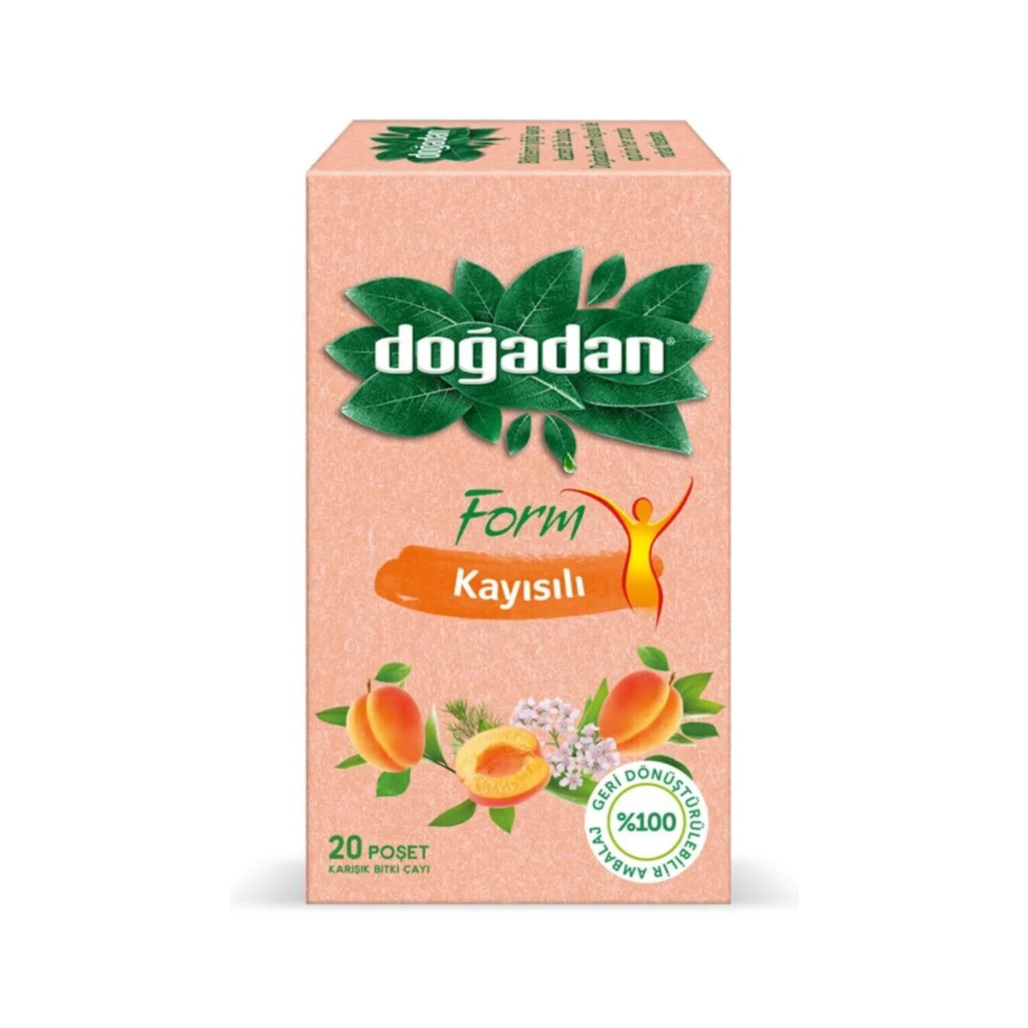Dogadan Form Kayısılı Bitki Çayı