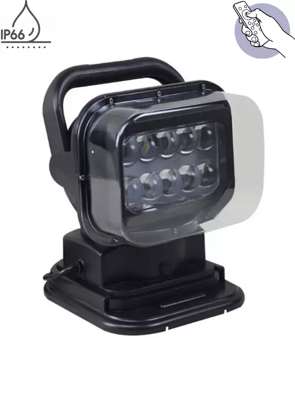 Dönebilen Uzaktan Kumandalı Spot Off Road Kamyoneti Araba Tekne Işıldak 50W