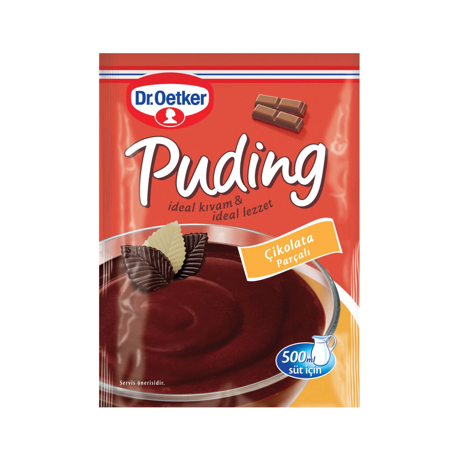 Dr. Oetker Çikolata Parçalı Puding 115 Gr