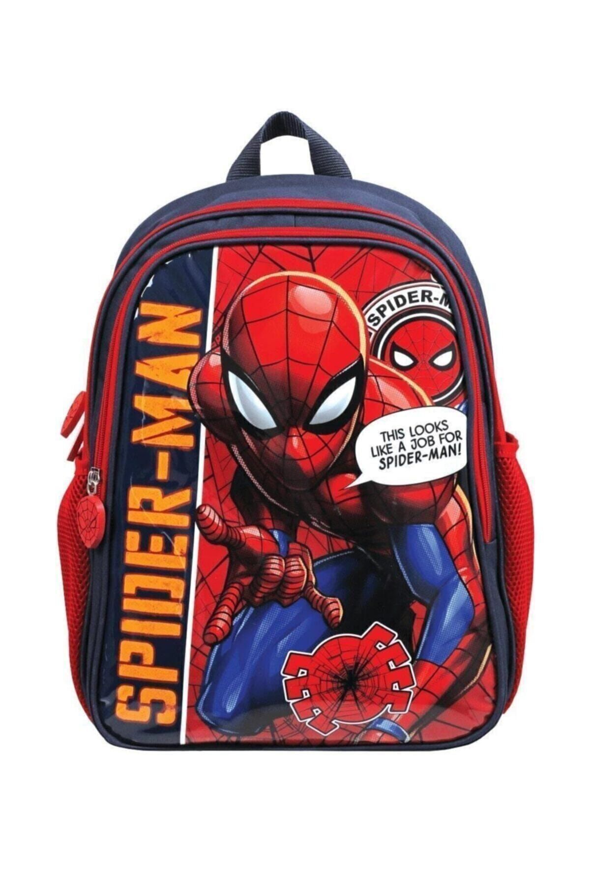 Erkek Çpcuk Kırmızı Frocx Spiderman İlkokul Çantası Hawk Red Web