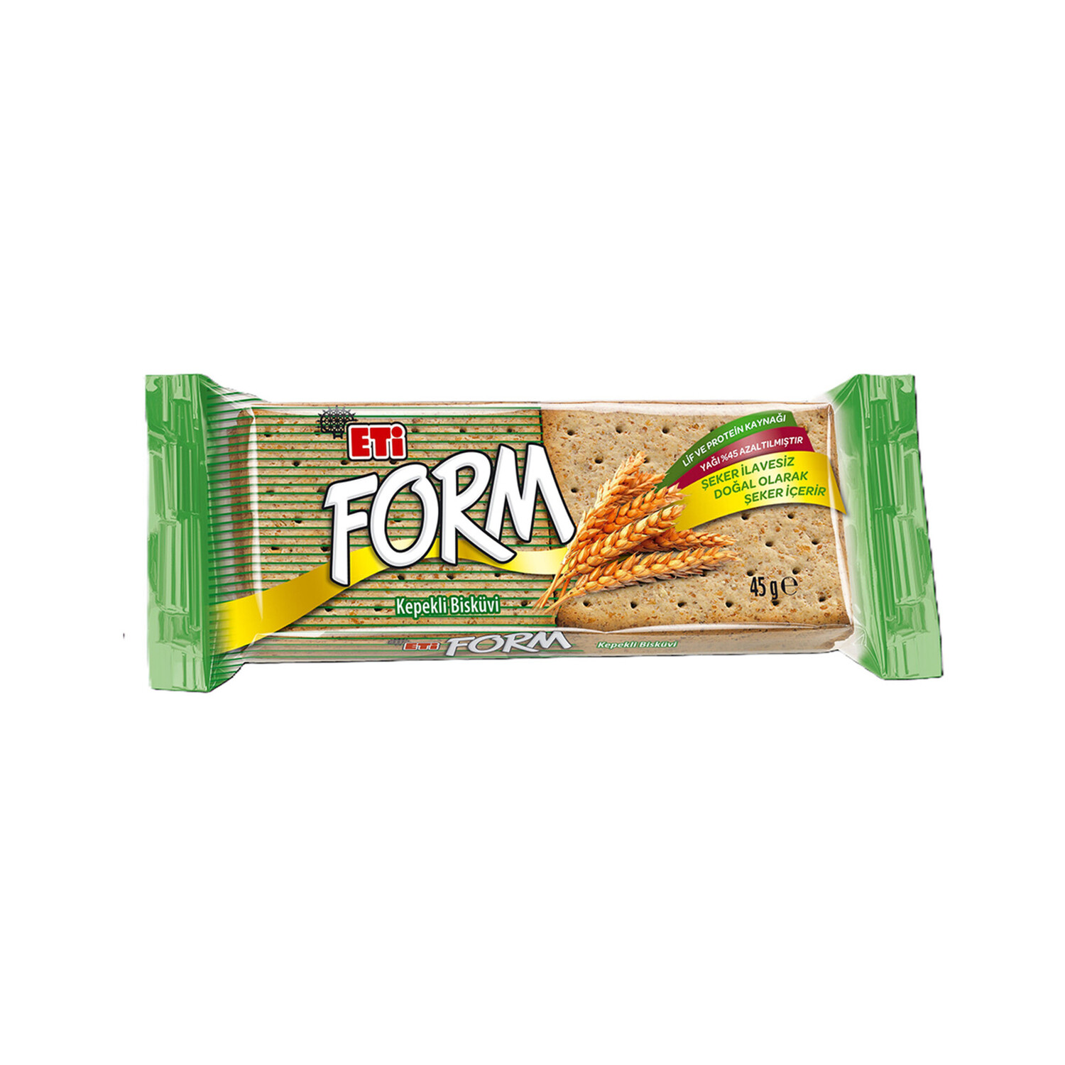 Eti Form Bisküvi Kepekli 45 Gr