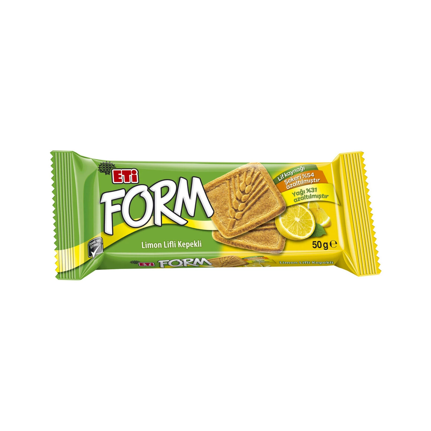 Eti Form Limon Lifli Kepekli Bisküvi 50 Gr