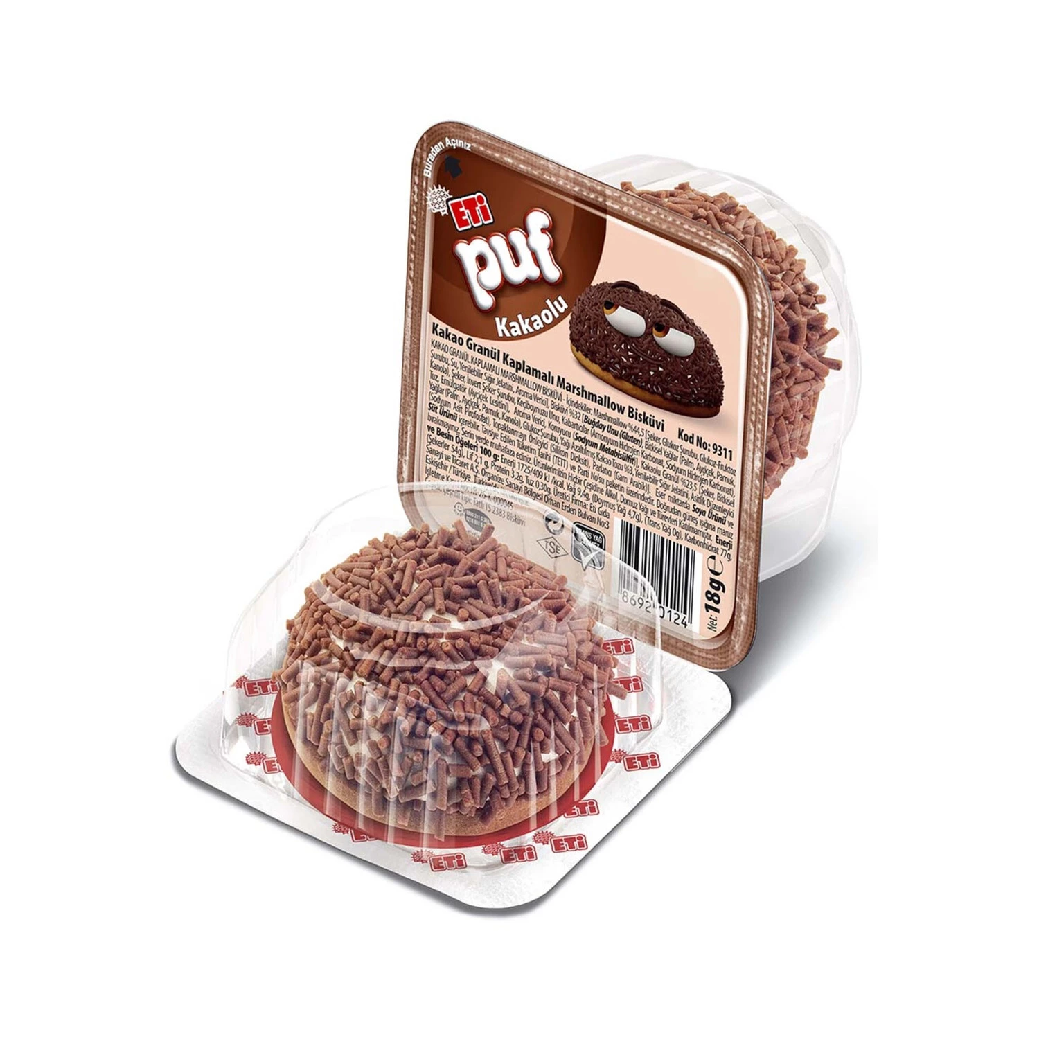 Eti Puf Kakaolu 18 Gr
