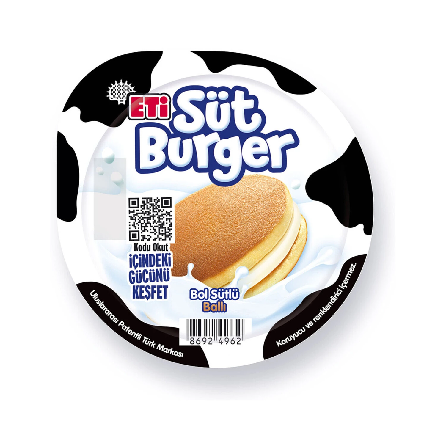 Eti Süt Burger Sütlü Ve Ballı 35 Gr