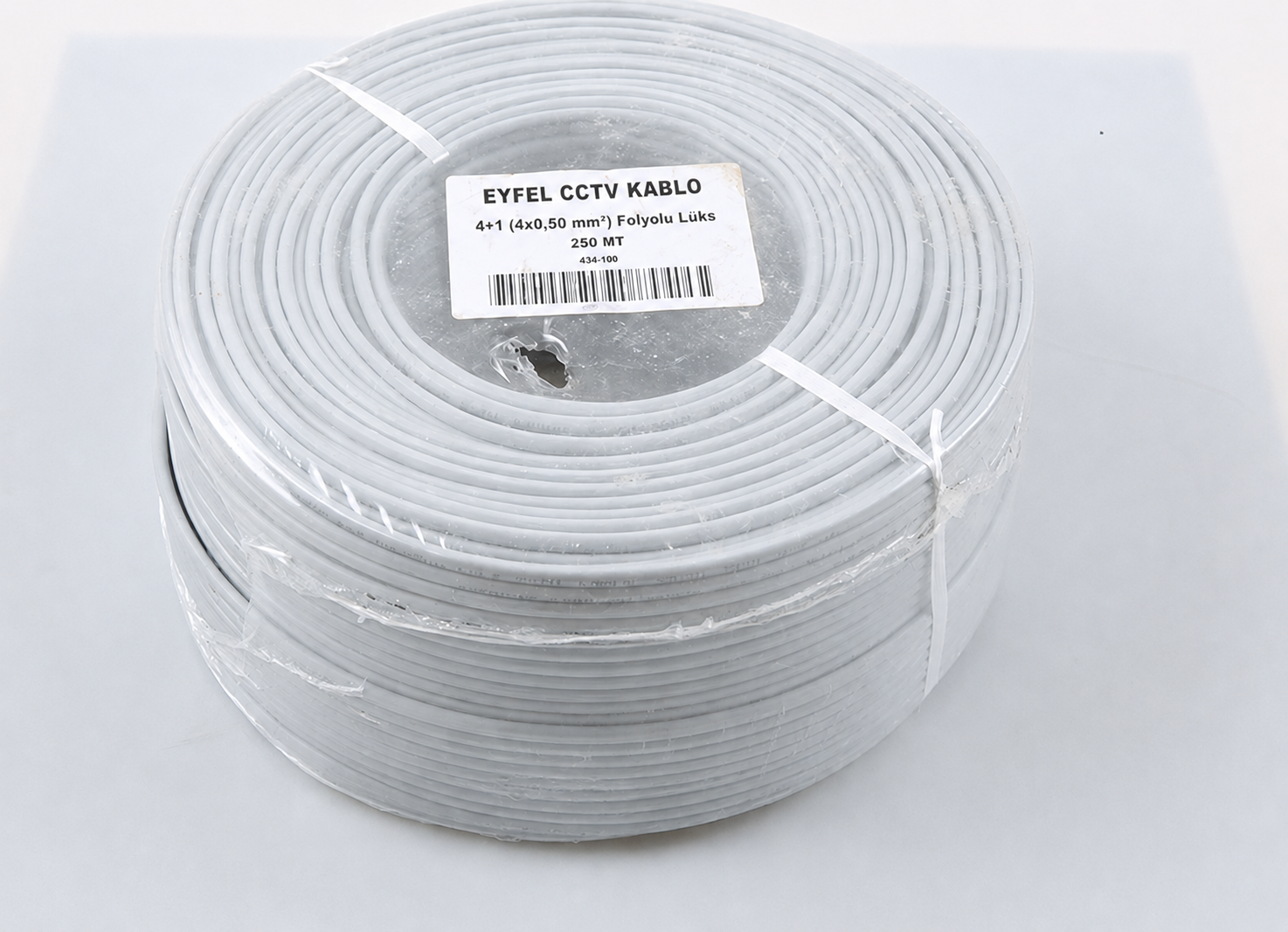 Eyfel EF-C450 4+1 2x0.22 (14x0.18 CCA) Folyolu 250Mt CCTV Kablo