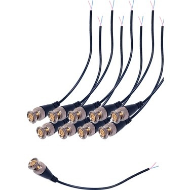 Bnc Konnektor Hazır Kablolu (10 Lu Paket)