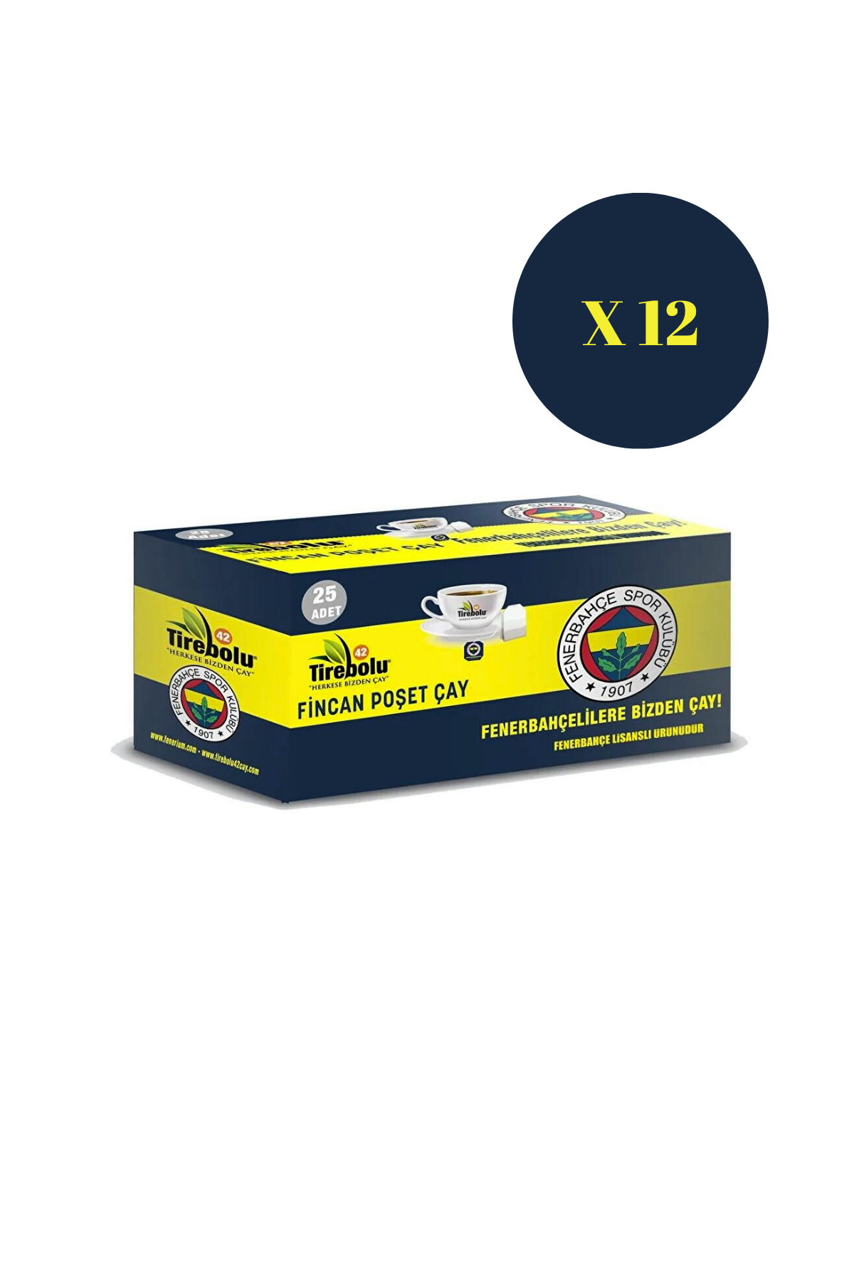 FENERBAHÇE 25 Lİ FİNCAN POŞET X 12 ADET