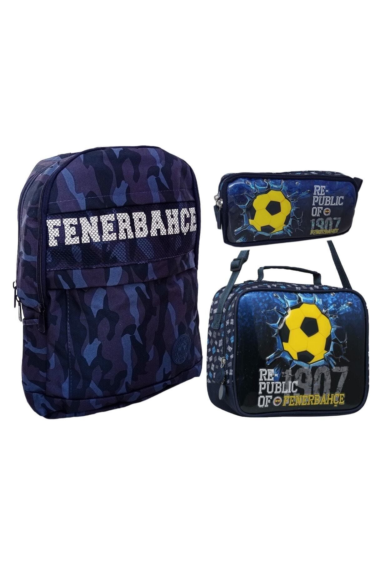 Fenerbahçe Okul Çantası Beslensı Kalemlik 3'lü Set