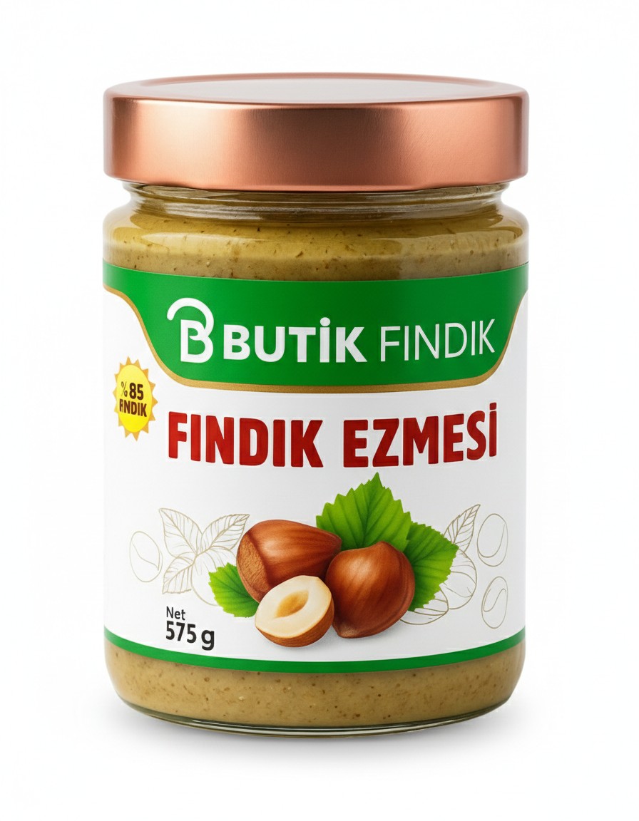 Fındık Ezmesi (%85 Fındık Oranı) 575 gr
