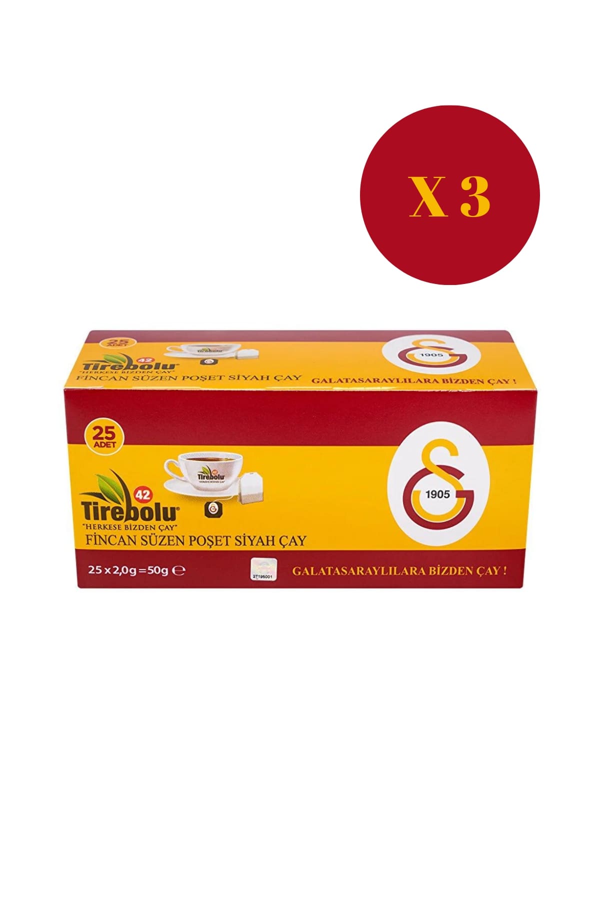 GALATASARAY 25 Lİ FİNCAN POŞET X 3 ADET