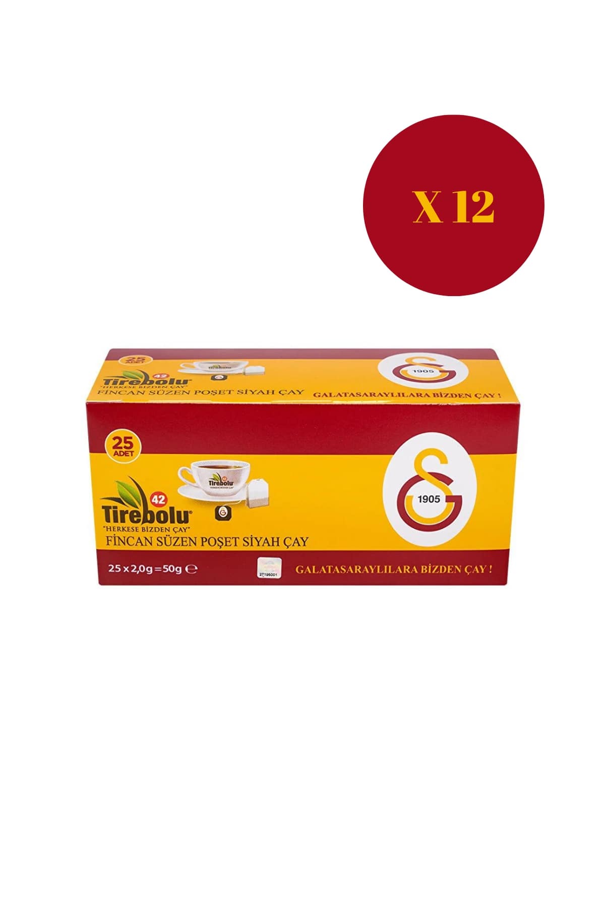 GALATASARAY 25 Lİ FİNCAN POŞET X12 ADET