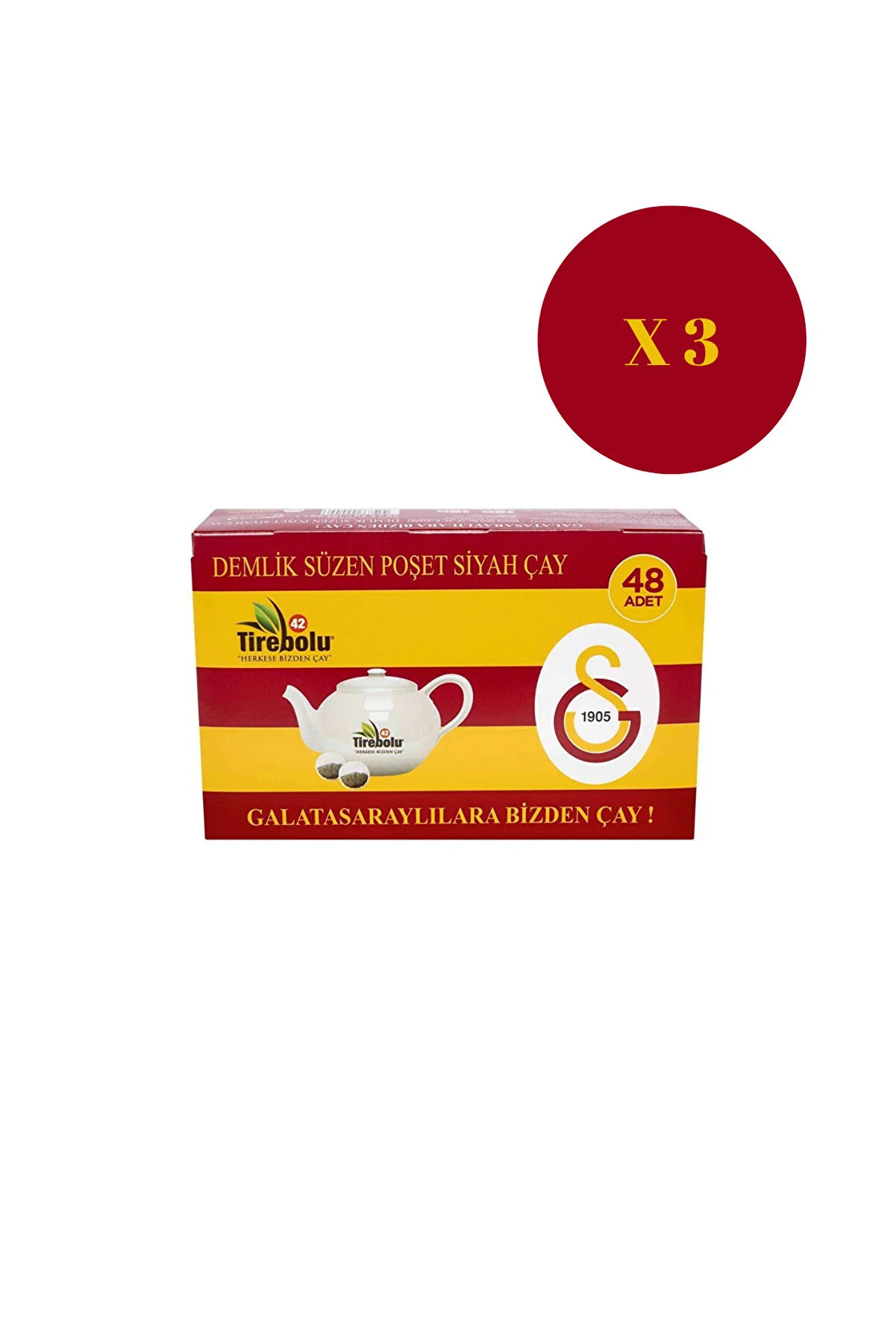 GALATASARAY  48 Lİ DEMLİK POŞET X 3 ADET