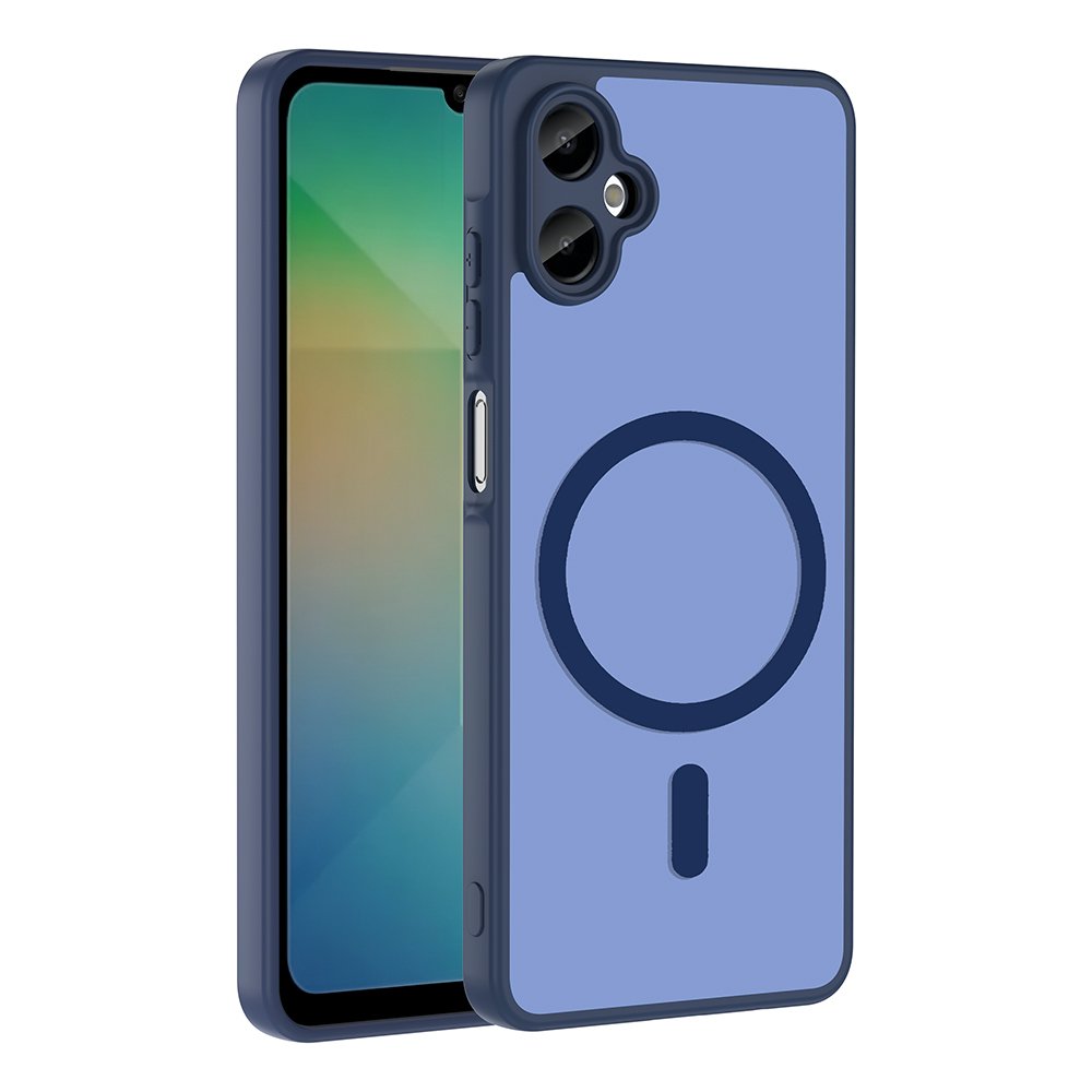 Galaxy A06 Kılıf Magsafe Şarj Özellikli Mat Tasarım Lüx Babet Kapak