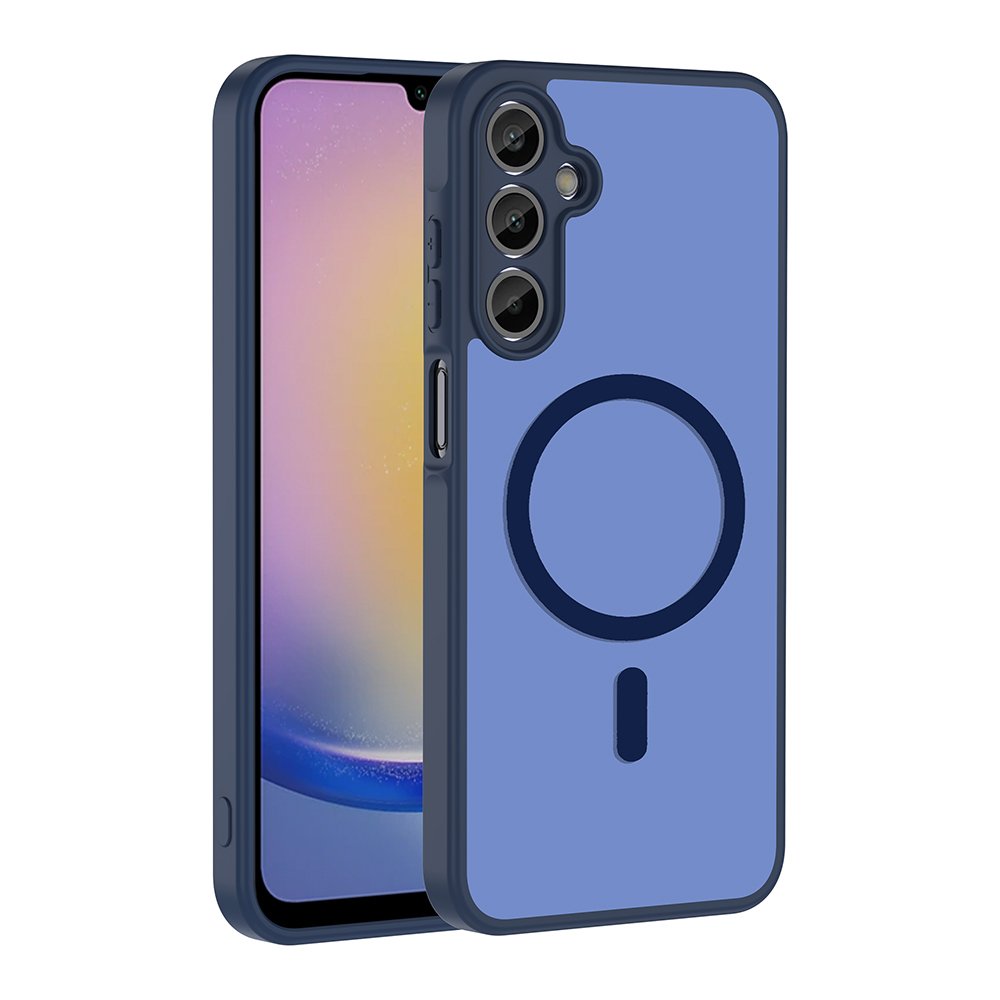 Galaxy A24 Kılıf Magsafe Şarj Özellikli Mat Tasarım Lüx Babet Kapak