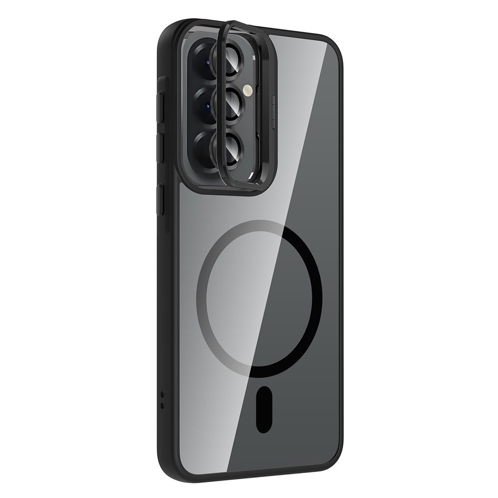 Galaxy A37 Kılıf Magsafe Standlı ve Kamera Lens Koruma Hediyeli Etro Kapak