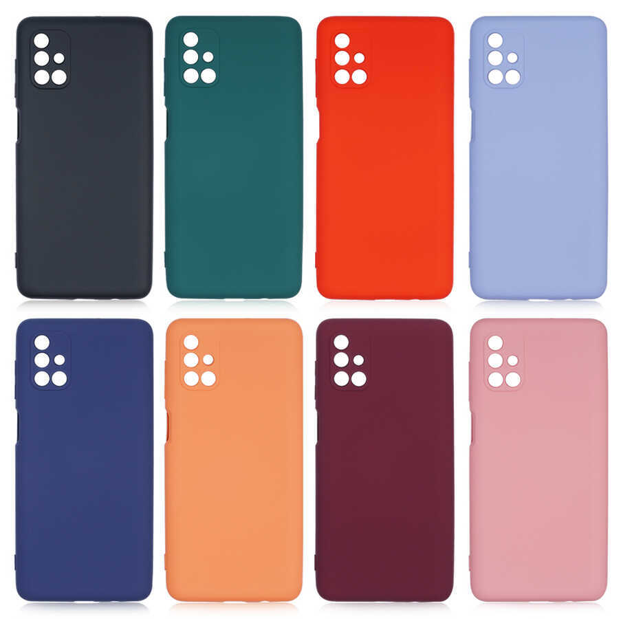 Galaxy M51 Kılıf Kamera Korumalı Lansman Silikon