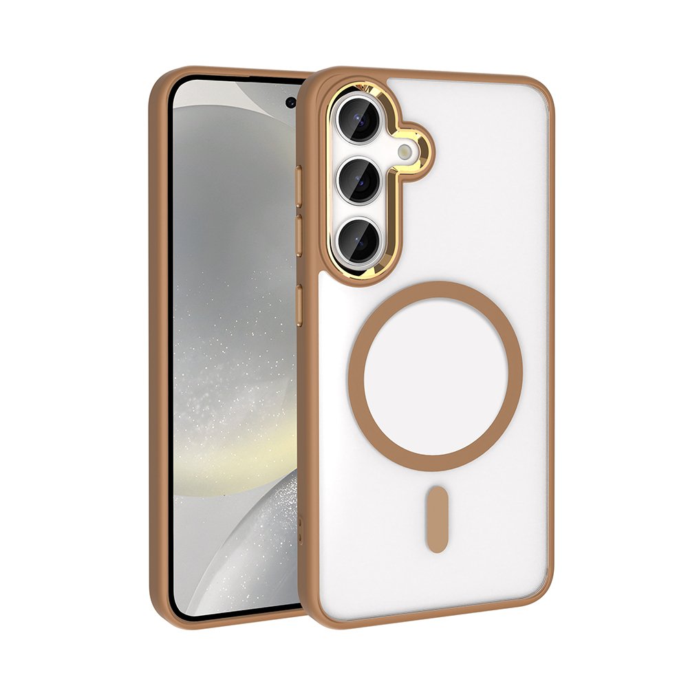 Galaxy S25 Plus Kılıf Magsafe Kamera Çevresi Metal Kirlenmeye Dayanıklı Premium Kapak