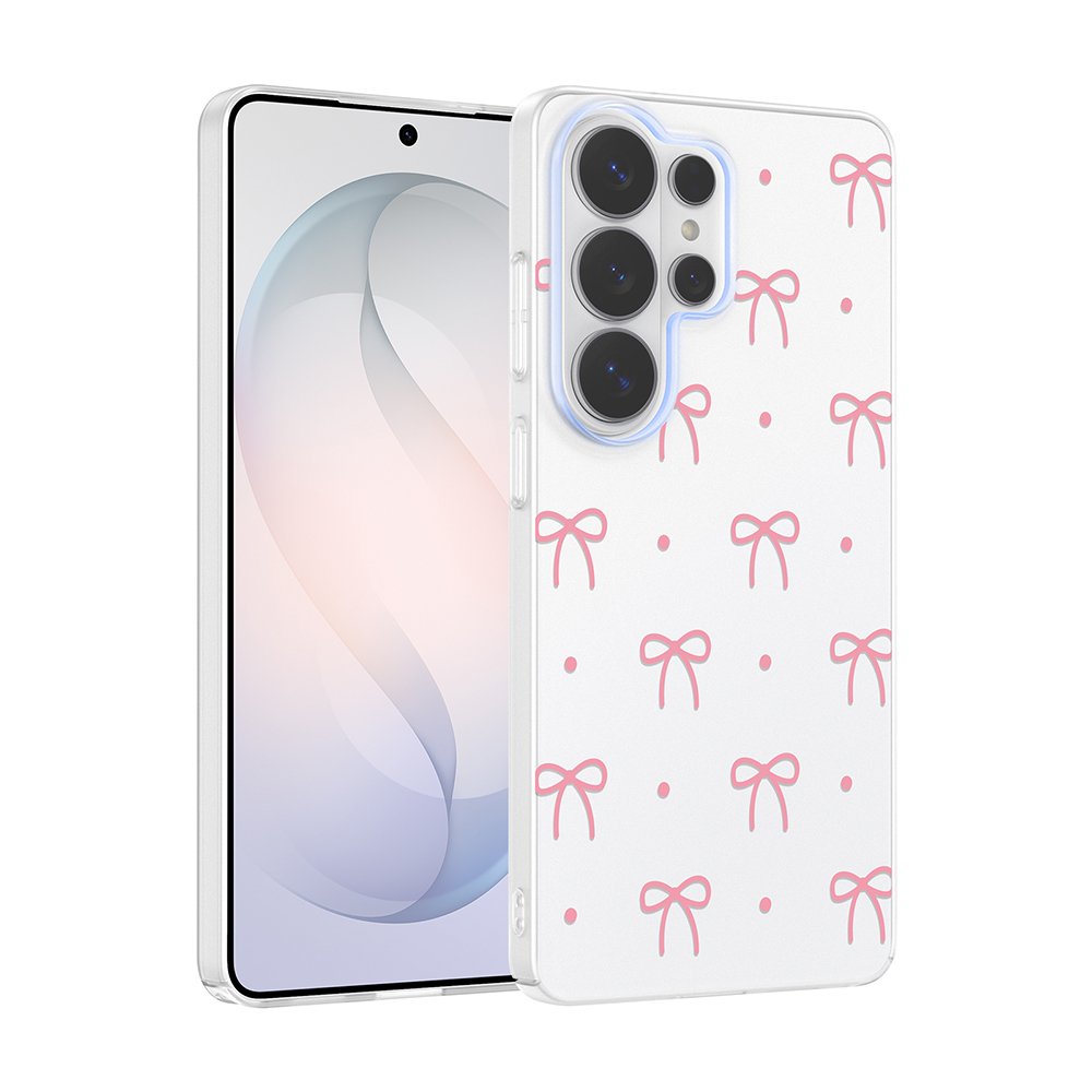 Galaxy S25 Ultra Kılıf Kamera Korumalı Canlı Lüx Desenli Klip Sert Kapak