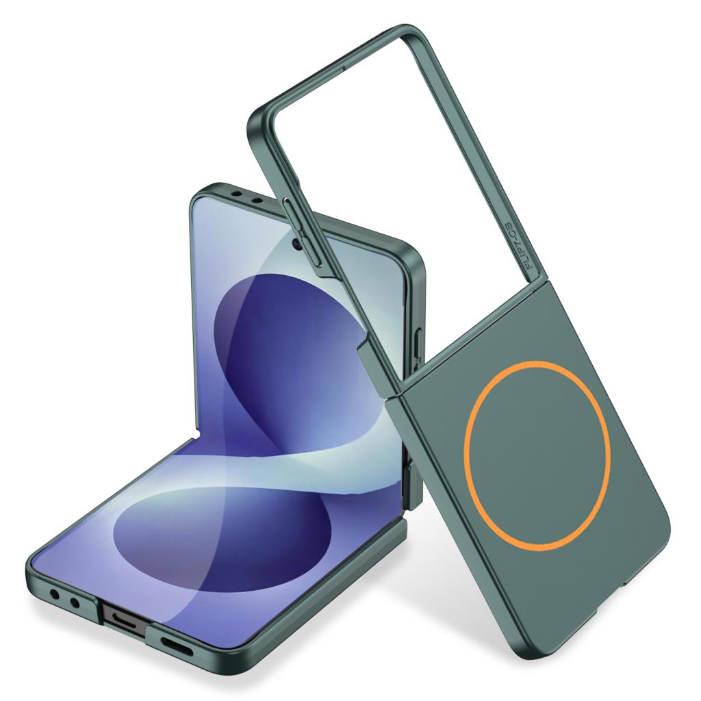 Galaxy Z Flip 8 Kılıf Wireless Şarj Özellikli Kıpta Magsafe Lüx Mat Kapak