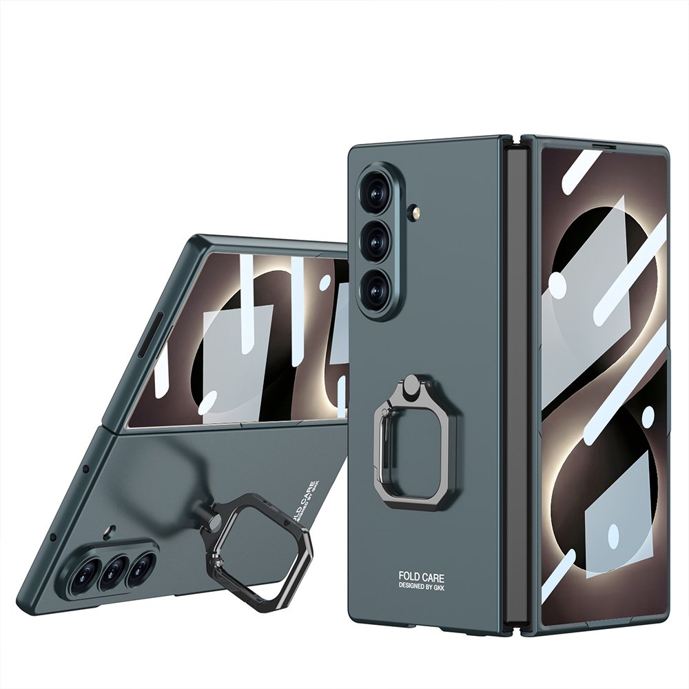 Galaxy Z Fold 8 Ultra Kılıf Kıpta Flip Ring Kamera Korumalı Kapak
