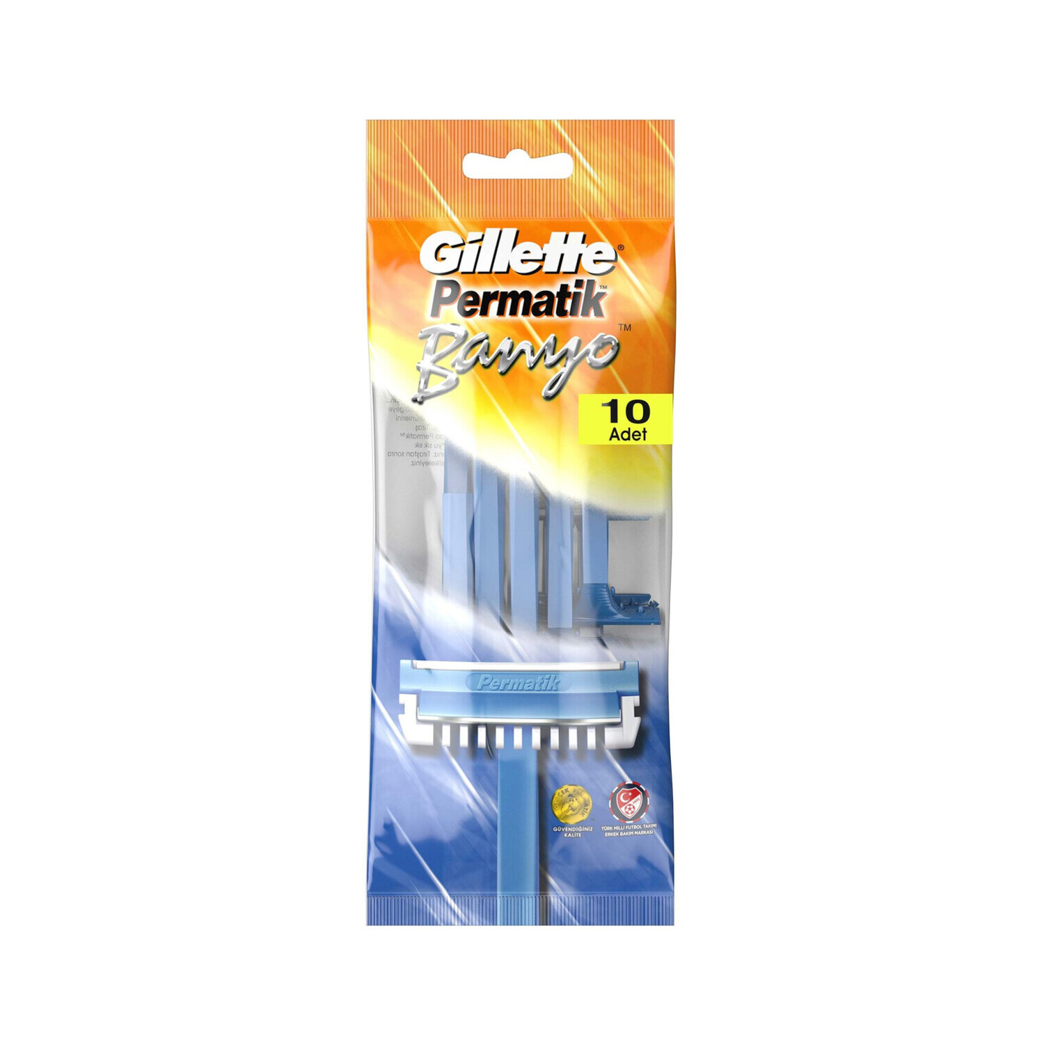 Gillette Permatik Banyo Kullan At Tıraş Bıçağı 10'lu