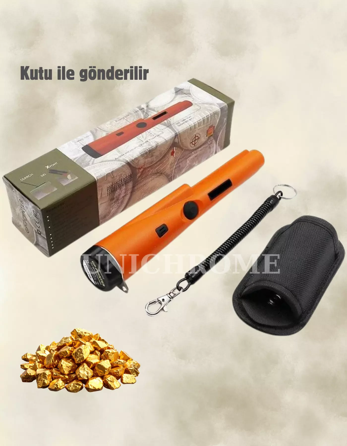 GP Pointer Altın Metal Dedektörü  El Tipi Su Geçirmez Altın Gümüş