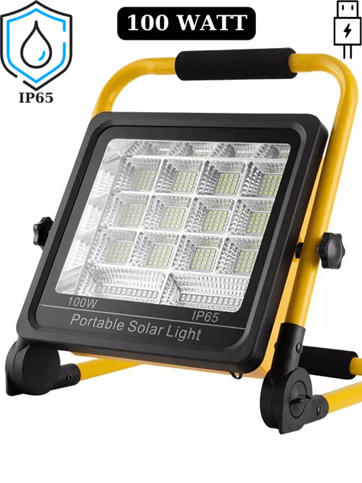Güneş Enerjili Solar Şarj Edilebilir 4 Modlu Acil Durum Led Paneli